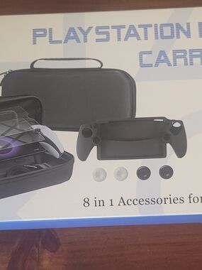 Sony Black PS5 Controller Carrying Case with Accessories